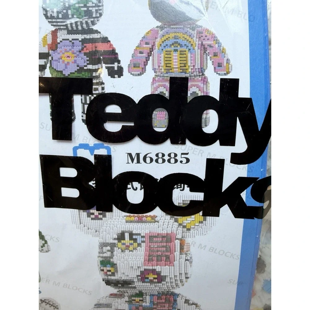 Teddy Blocks Ghost Skull Bear‎  M6885